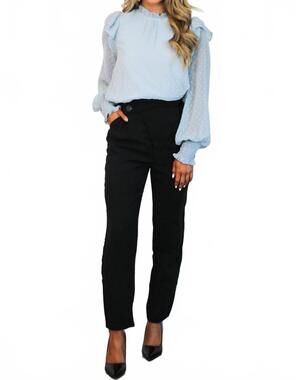 NEW DO+BE maybe later pants in black